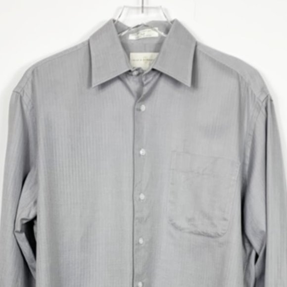 John W. Nordstrom Gray Button Down Dress Shirt - Picture 2 of 8